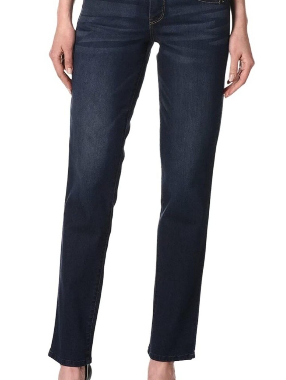 Democracy Dark Indigo Straight-Leg Jeans
